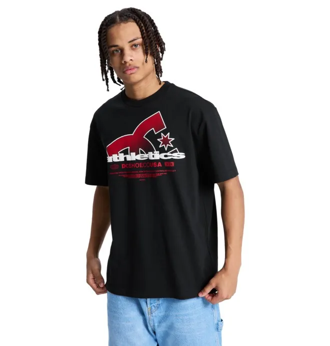Slathletic - Camiseta de manga corta Negro hombre