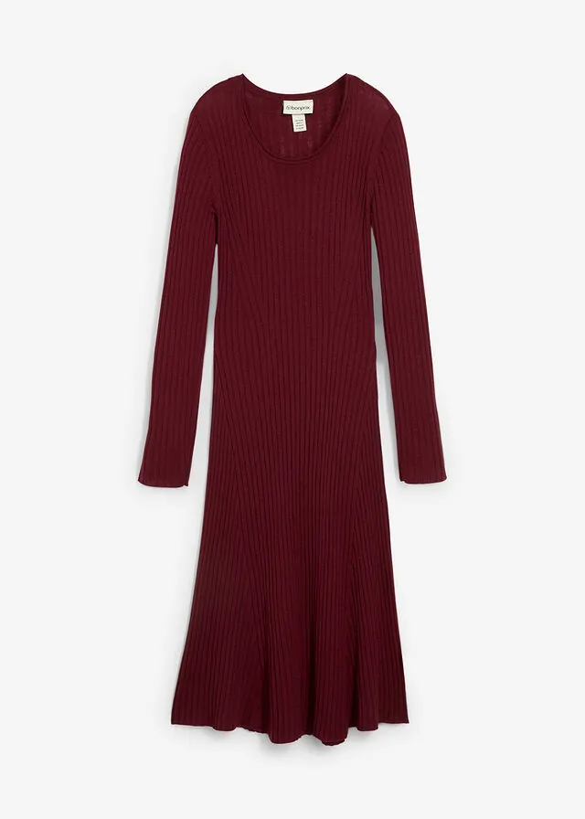 Vestido de punto de lana merina