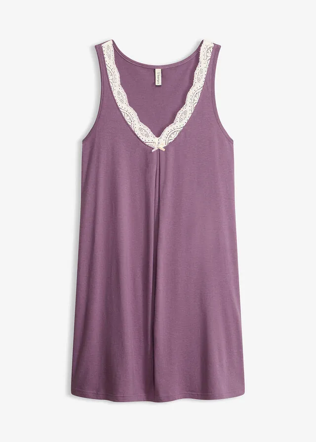 Camisón de suave mezcla de viscosa
