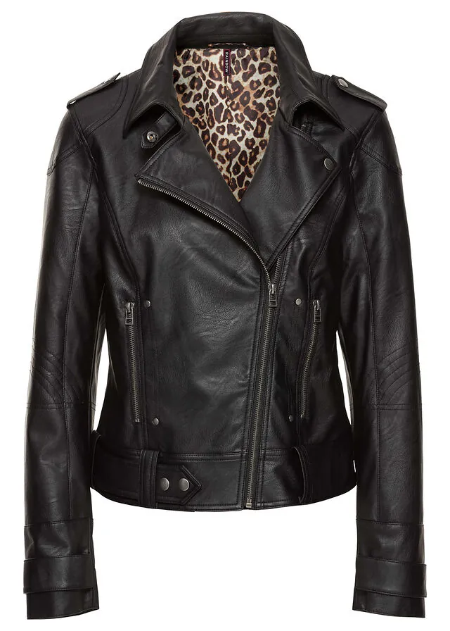 Cazadora de estilo biker