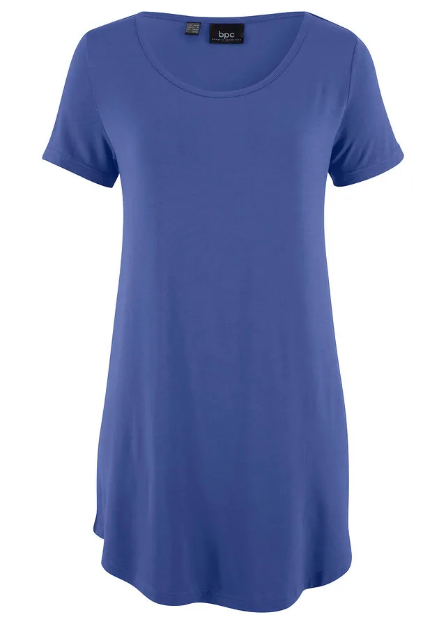 Camiseta larga de viscosa suave
