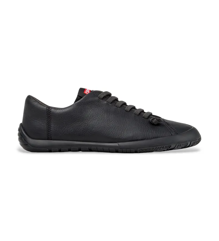 Camper para mujer. K201940-002 Zapatillas de Piel Peu Path+ negro (36), Plano, Cordones, Casual