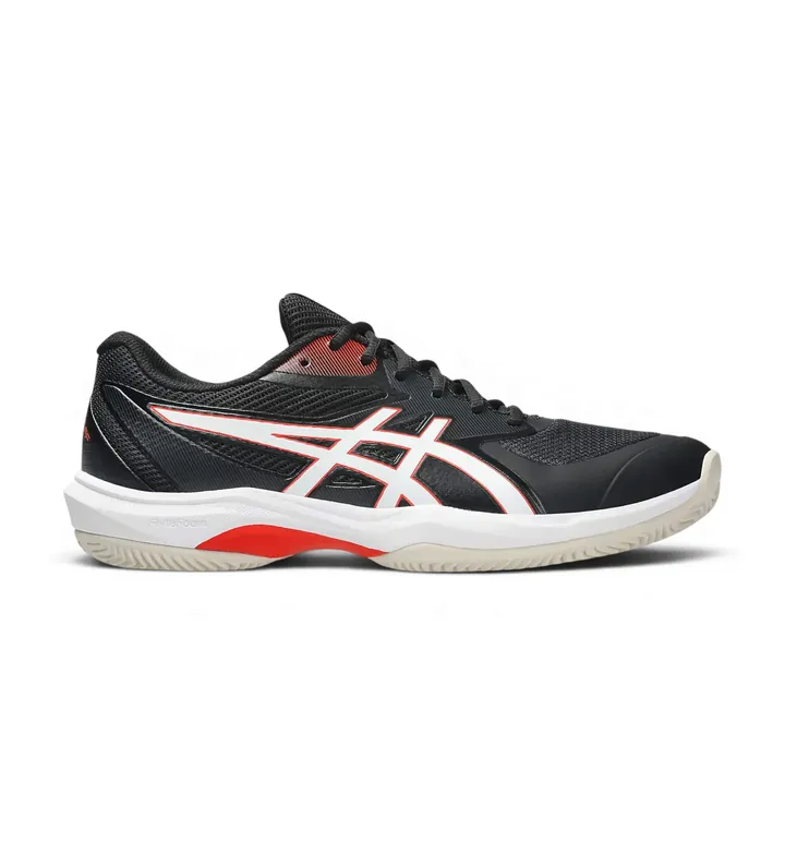 Asics para hombre. 1041A490 Zapatillas Game FF Clay/OC negro (40.5), Plano, Cordones, Casual, Deportivo, Tenis/Padel, Multideporte, Mesh