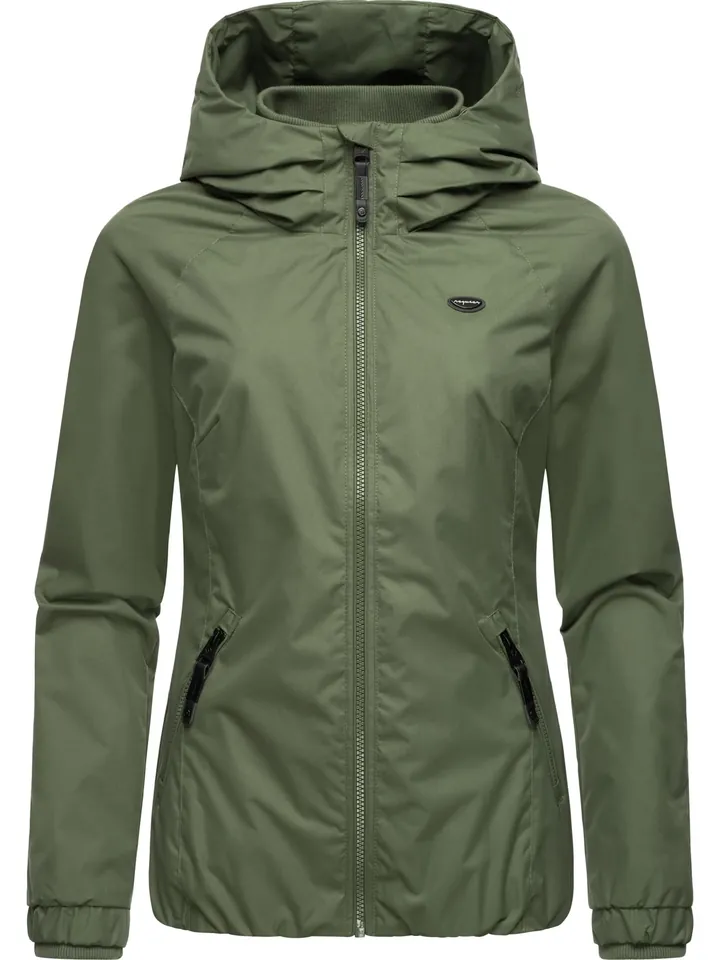 Ragwear Chaqueta funcional 'Dizzie' verde oscuro