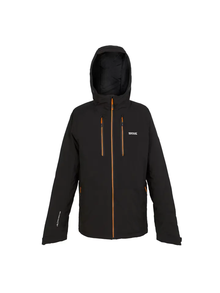 REGATTA Chaqueta funcional 'Highton Stretch III' naranja oscuro / negro / blanco