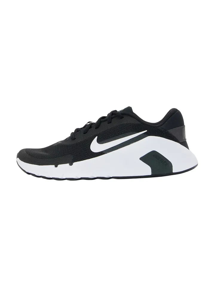 NIKE Zapatillas de running 'Flex Train' negro / blanco