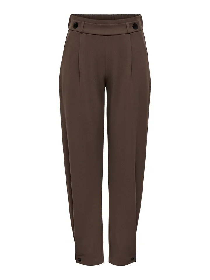 JDY Pantalón plisado 'JDYGeggo' chocolate