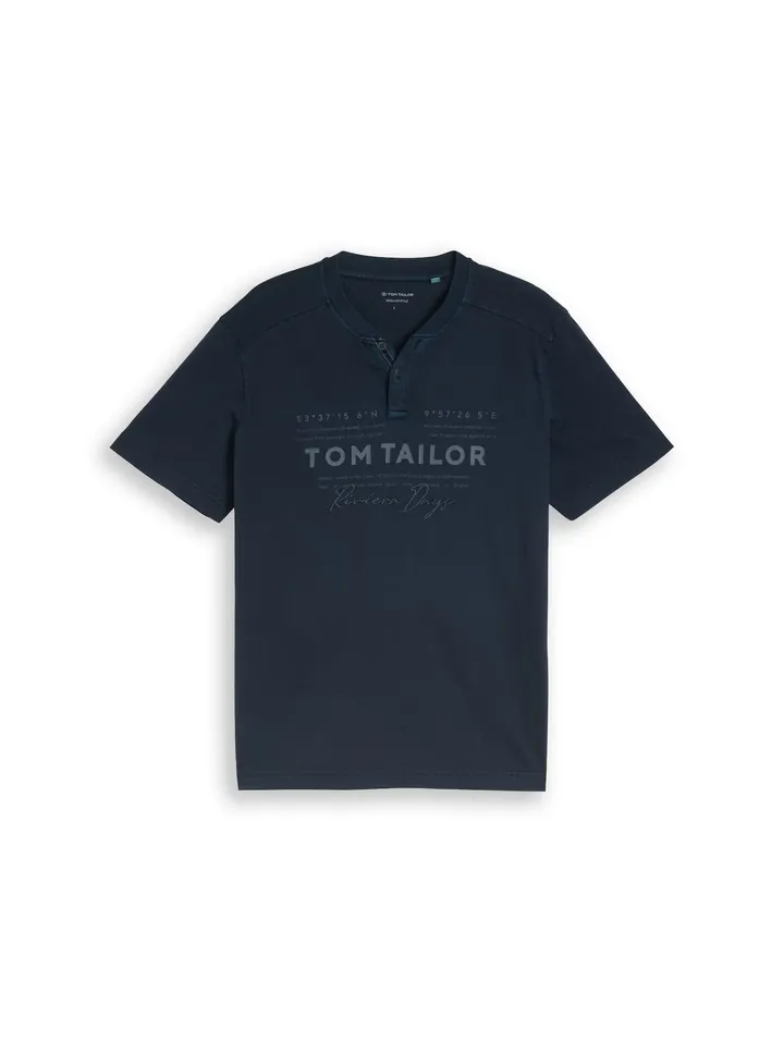 TOM TAILOR Camiseta azul oscuro