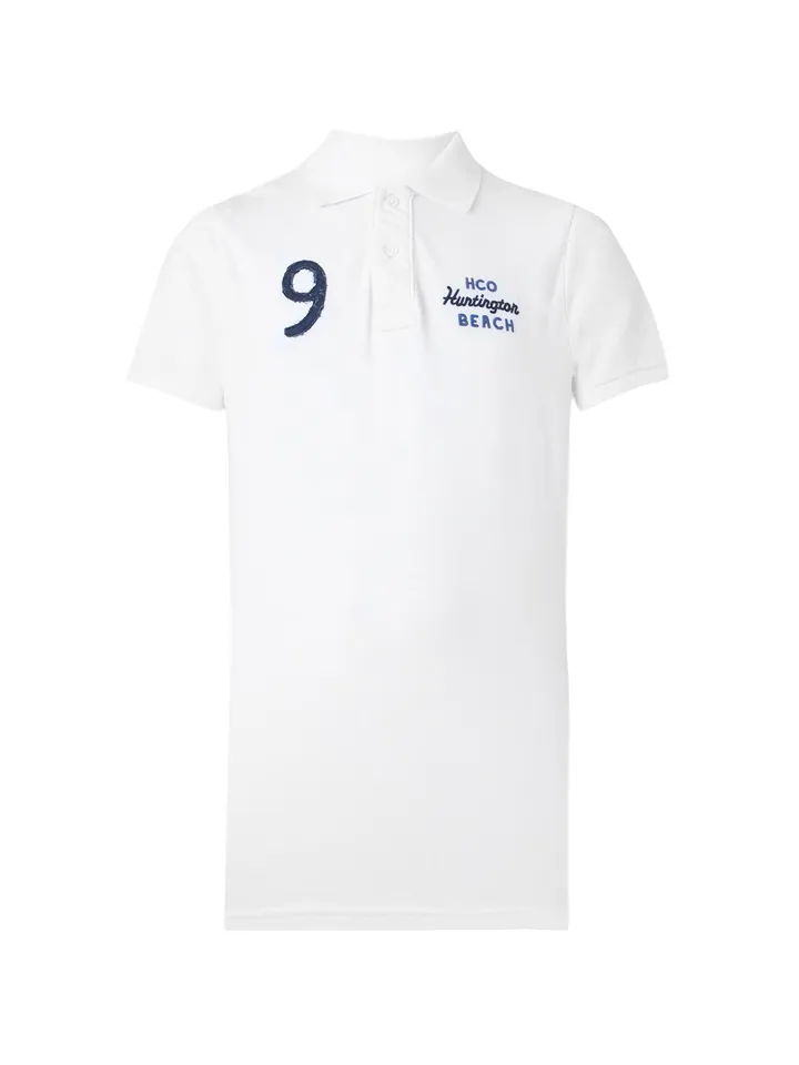 HOLLISTER Camiseta  navy / azul claro / blanco