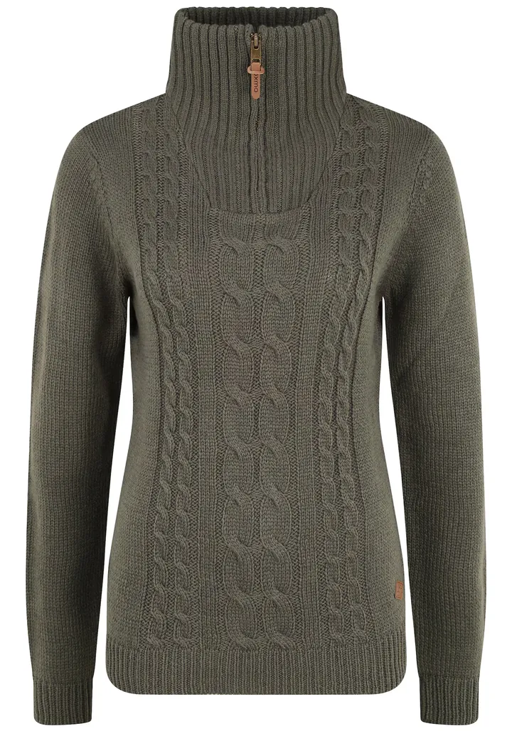 Oxmo Jersey 'Carry' marrón / gris
