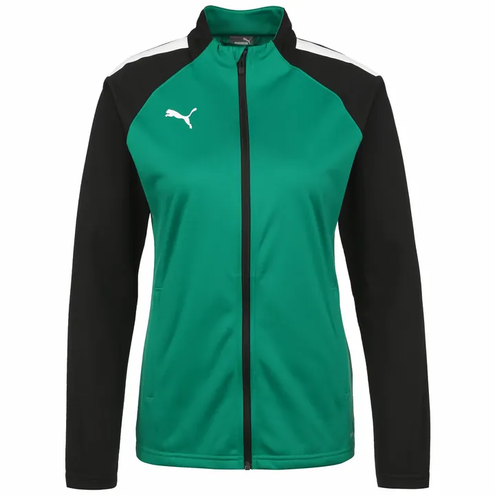 PUMA Chaqueta de chándal 'Team Liga'  verde / negro / blanco