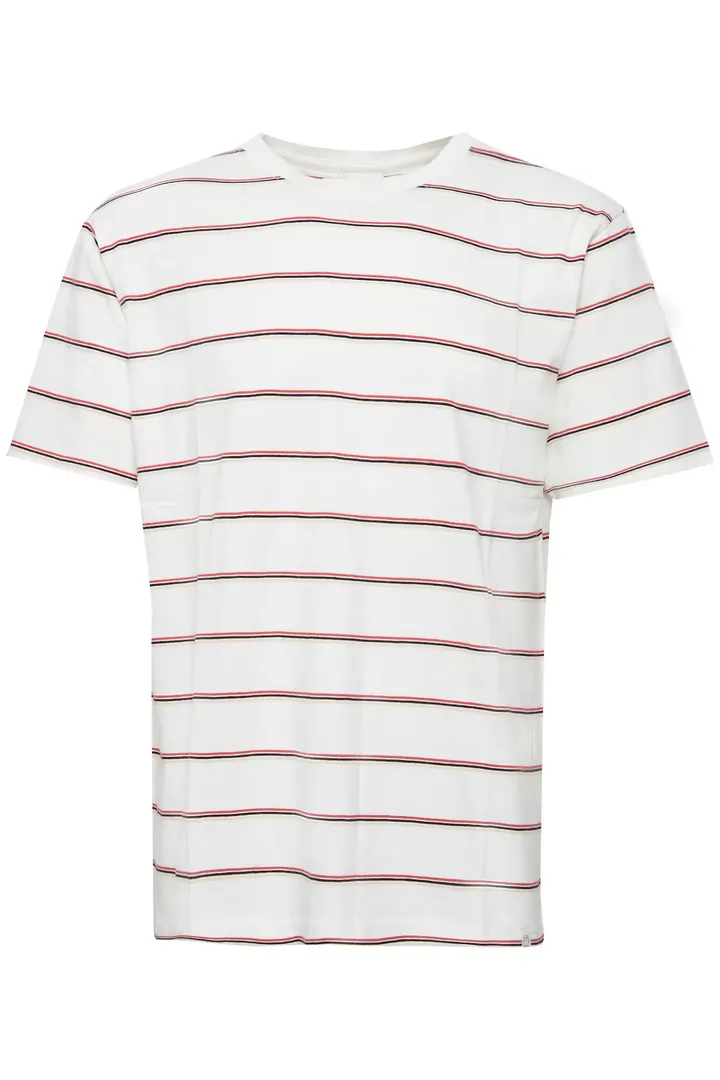 !Solid Camiseta  marrón / blanco