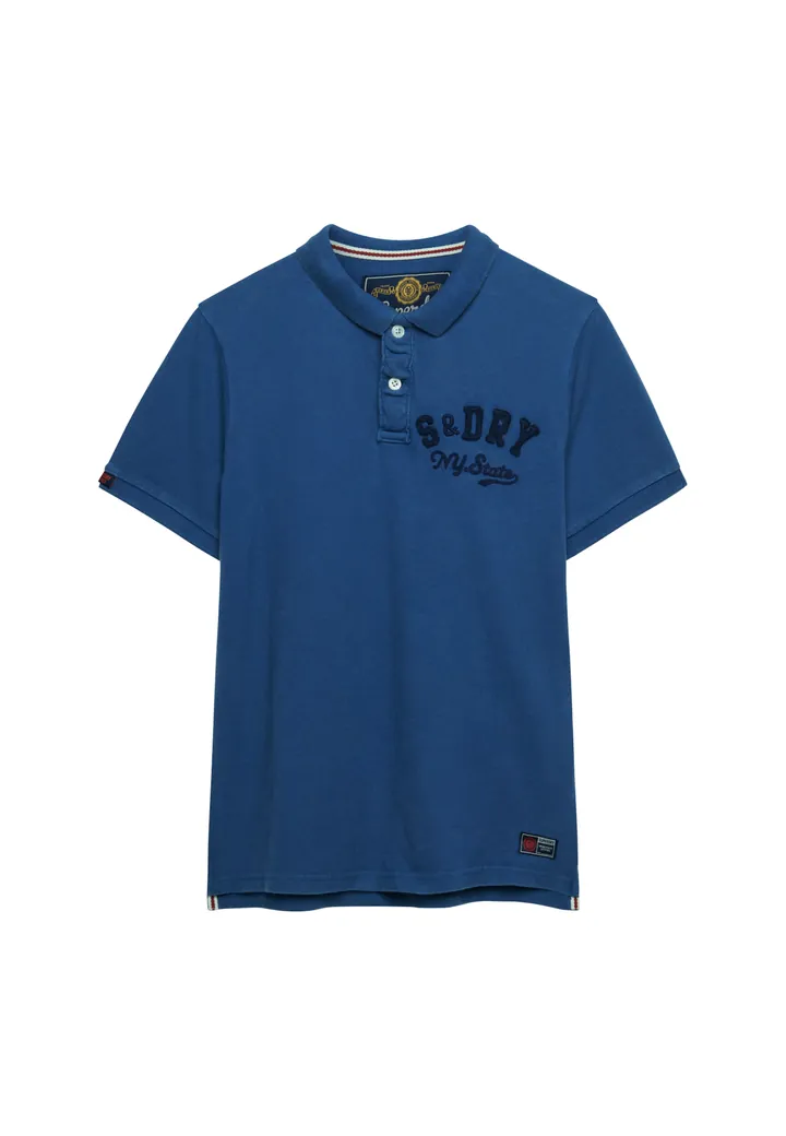 Superdry & Co Camiseta azul / negro