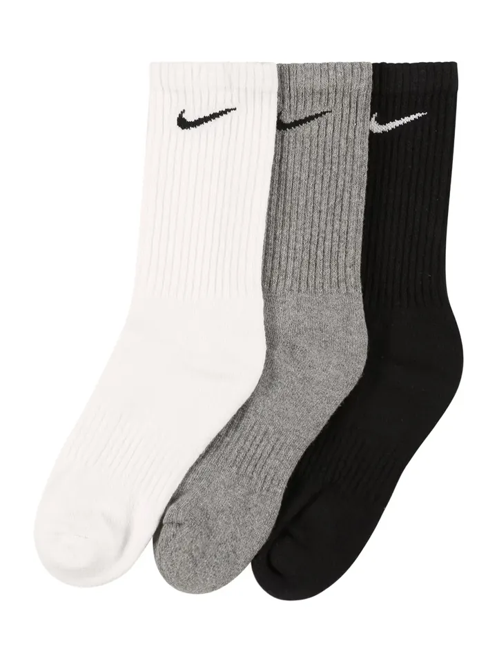 NIKE Calcetines deportivos  gris moteado / negro / blanco