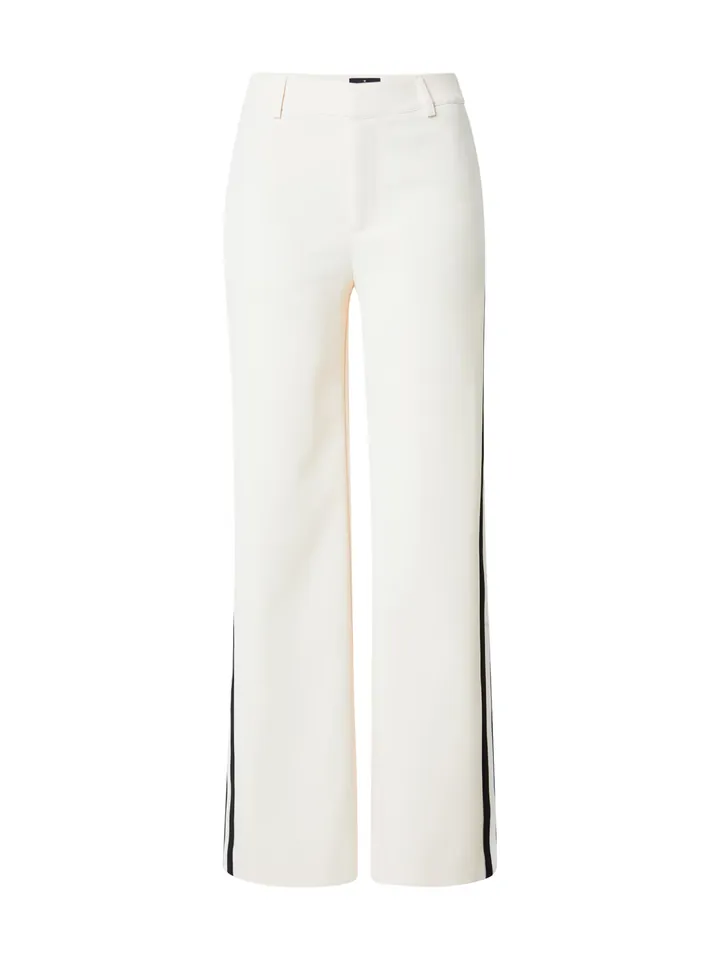 monari Pantalón marfil / negro