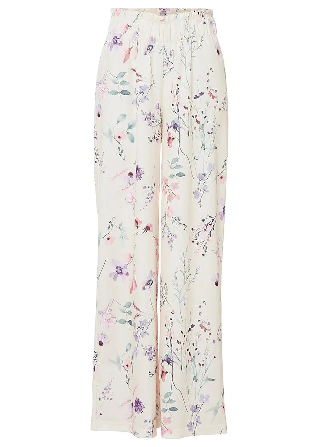 Pantalón de punto de crepé ligero