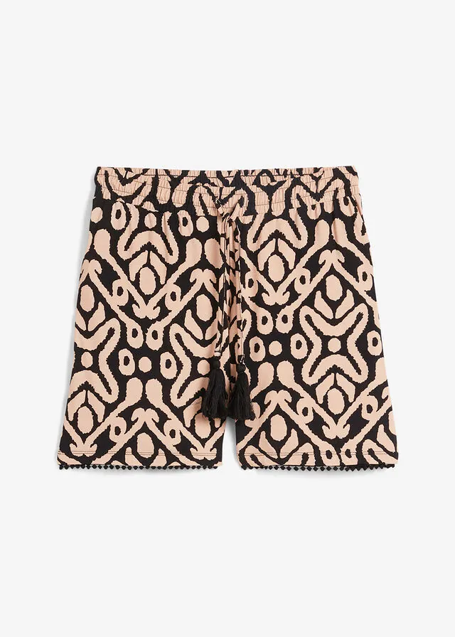 Pantalón corto de punto de mezcla de viscosa