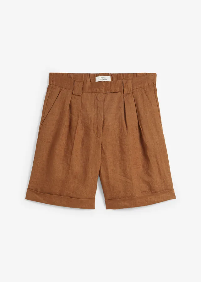 Bermudas de lino puro