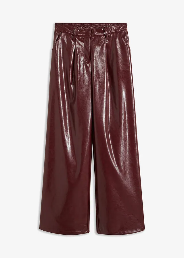 Pantalón de piel sintética