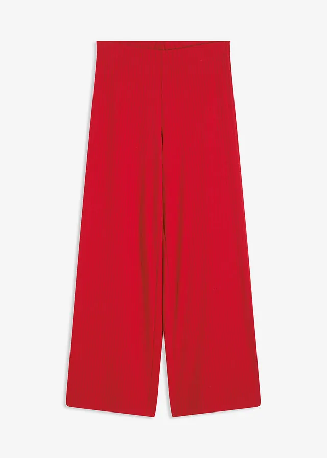 Pantalón palazzo con cintura cómoda