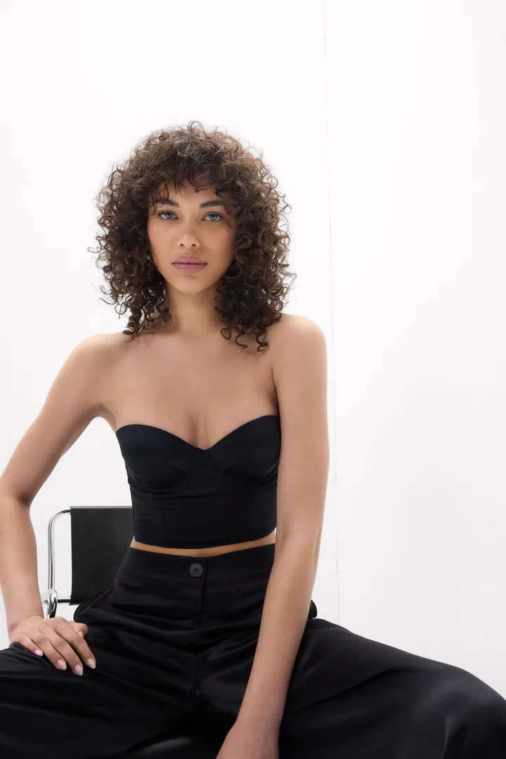 Intimissimi Bustier Bandeau Giada de Seda Mujer Natural Tamaño 85B