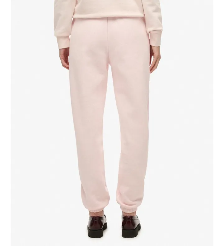 Superdry para mujer. W7011266A Pantalón Jogger Essential Logo rosa (L), Casual, Algodón