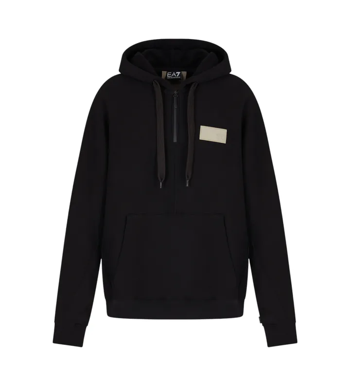 EA7 unisex. 7X000080_AF14570 Sudadera special fit negro (XXS), Casual, Deportivo, Multideporte, Poliéster