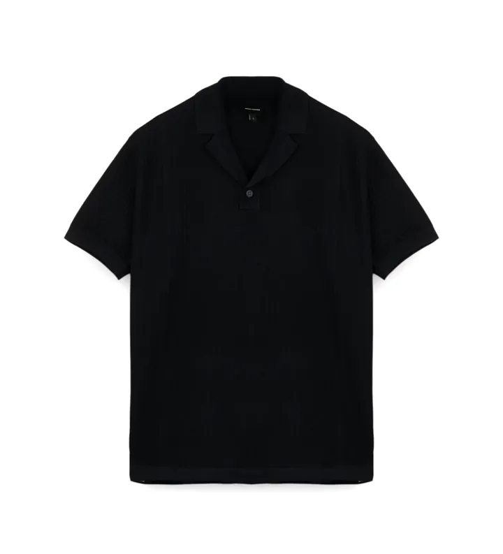 A|X Armani Exchange para hombre. XM002165AF20139UB101 Polo contemporáneo marino (L), Casual, Algodón, Manga corta