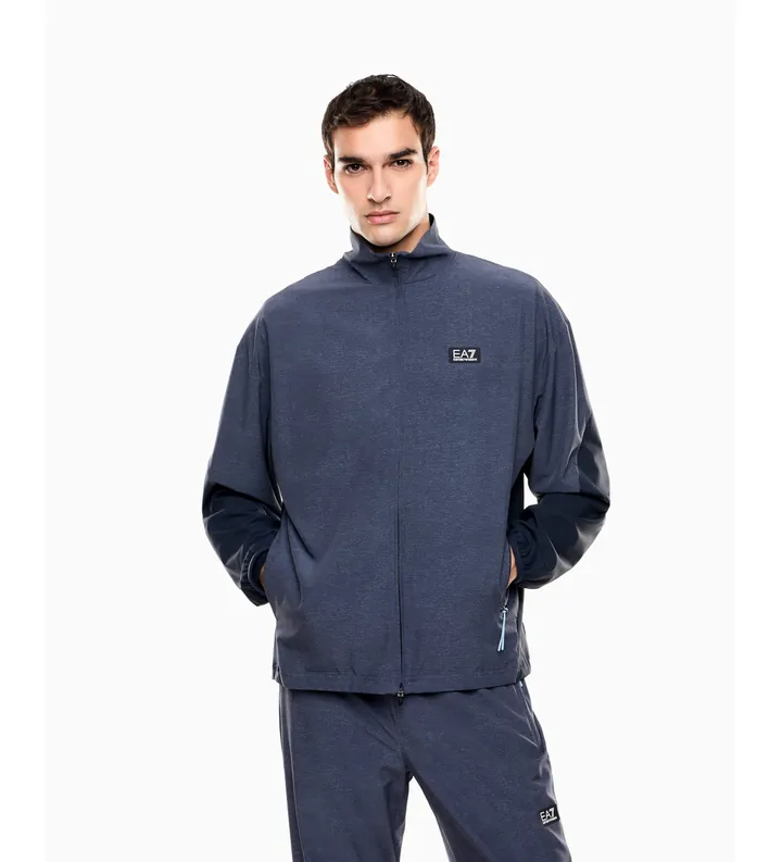 EA7 para hombre. 7M001561_AF13392 Chaqueta Armani Blue Sport marino (3XL), Casual, Elastano