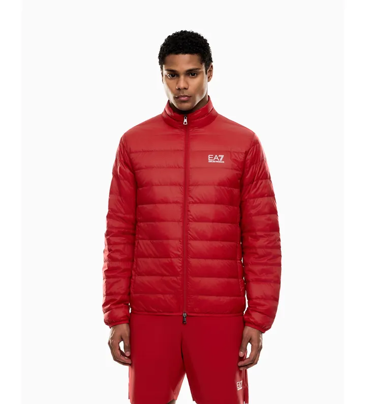 EA7 para hombre. 8NPB23_PNGPZ Chaqueta Core Identity Rojo (3XL), Casual, Deportivo, Poliamida