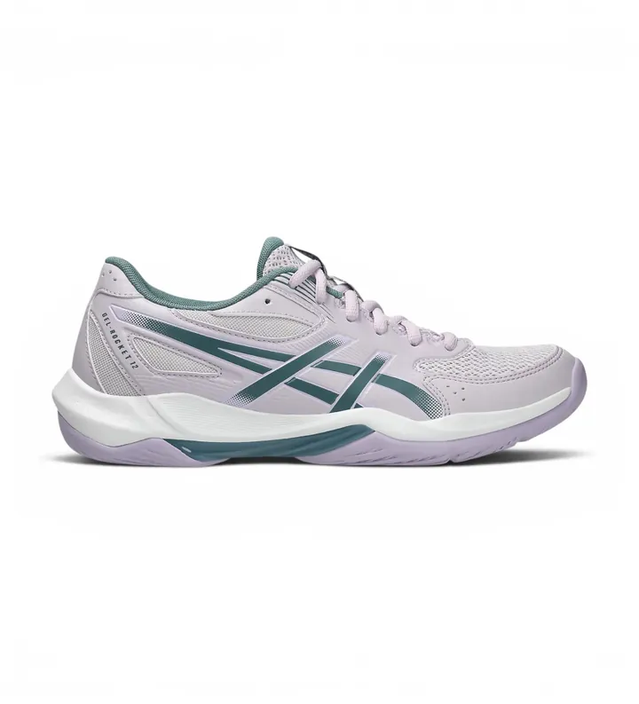 Asics para mujer. 1072A119 Zapatillas Gel Rocket 12 lila (37.5), Plano, Cordones, Casual, Deportivo, Multideporte