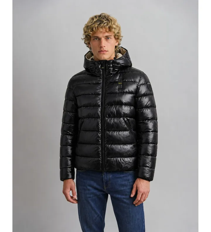 Blauer para hombre. 26WBLUC02054 Chaqueta acolchada Eco Adams negro (3XL), Casual, Poliamida