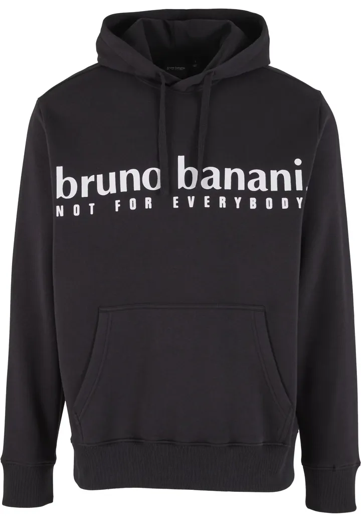 Bruno Banani Sudadera  negro / blanco