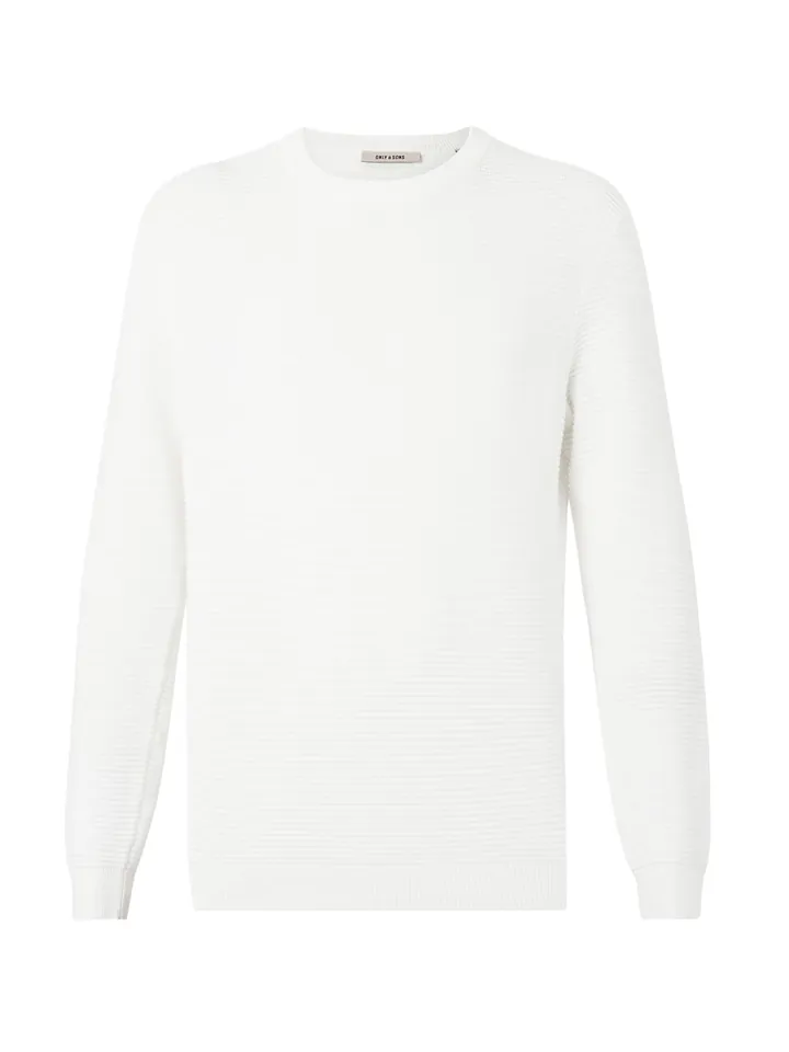 Only & Sons Jersey 'ONSRon' blanco