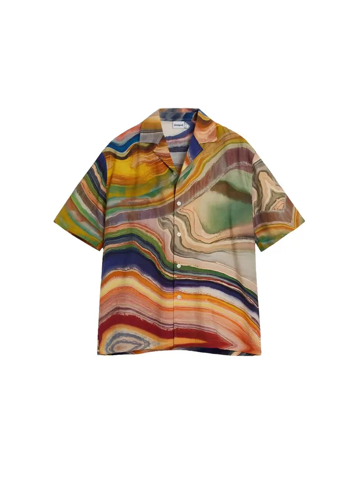 Desigual Camisa mezcla de colores