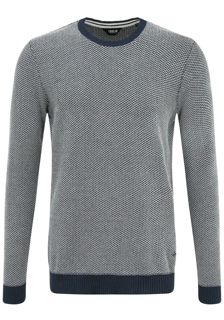 !Solid Jersey 'Dumon'  azul / blanco