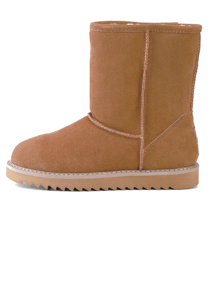 Gooce Botas 'Sawel' beige / marrón / marrón oscuro