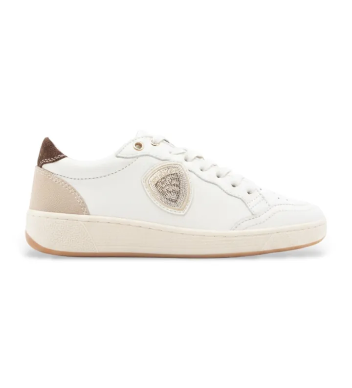 Blauer para mujer. S6OLYMPIA21 Zapatillas Olympia 21 blanco roto (36), Plano, Cordones, Casual