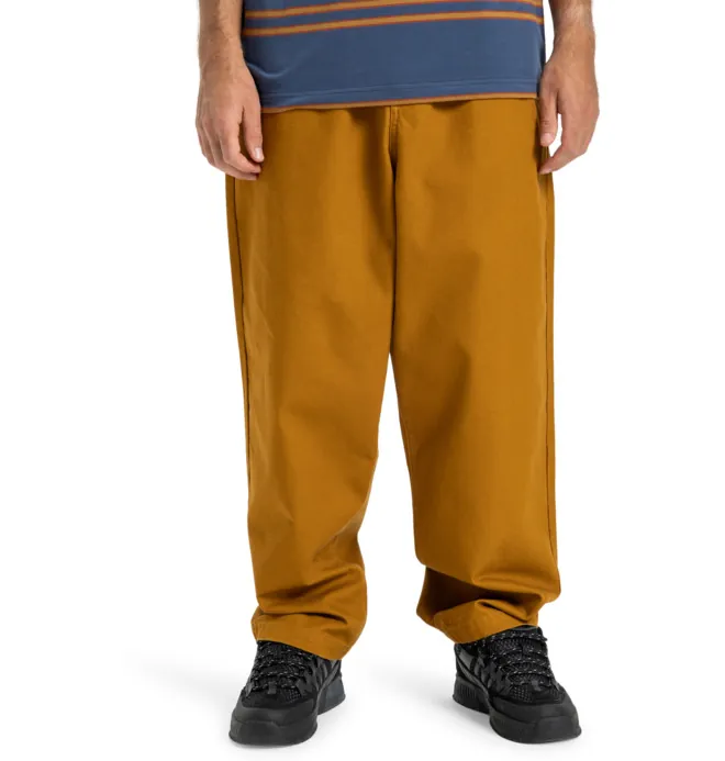 Framed - Pantalón con cintura elástica Amarillo hombre