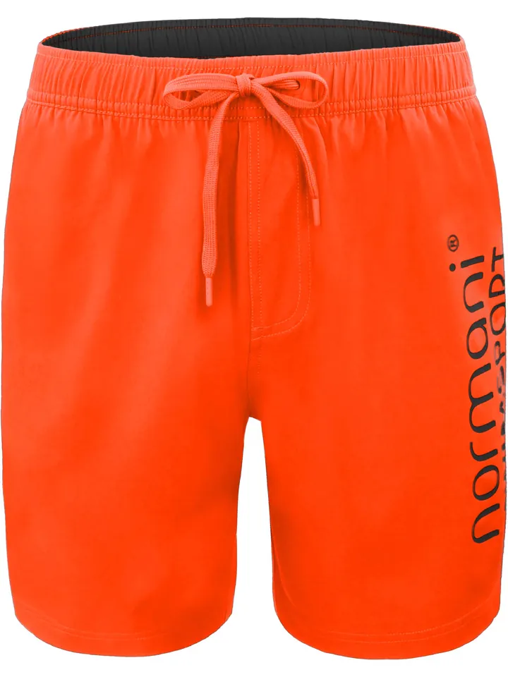 normani Bermudas ' Nio '  naranja / negro