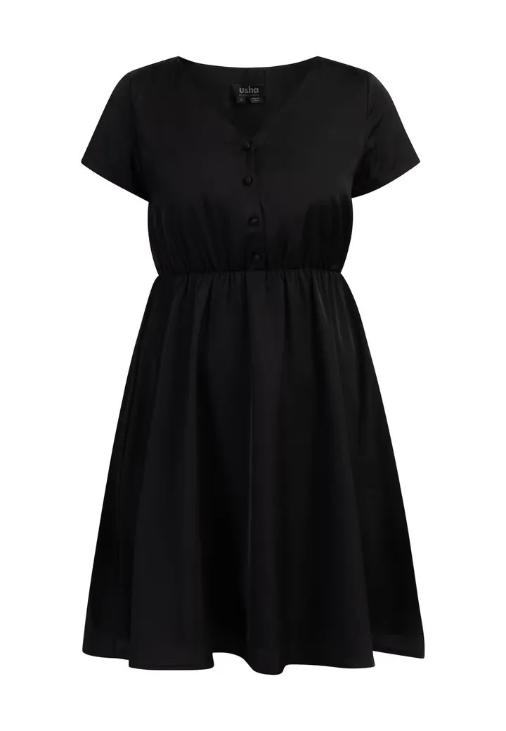usha BLACK LABEL Vestido negro