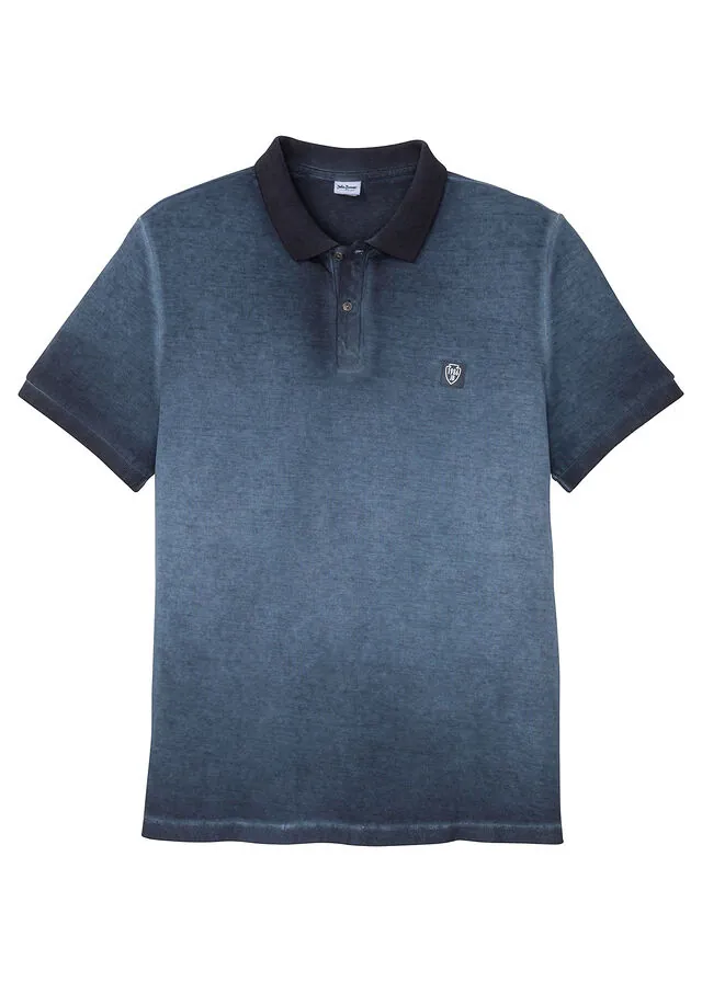 Polo de piqué con aspecto desgastado