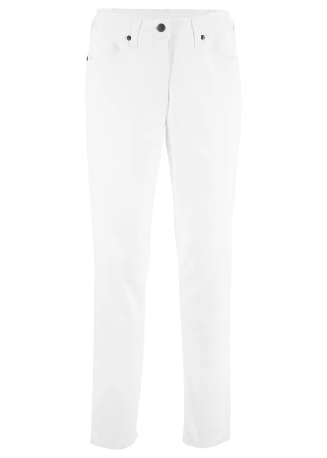 Pantalón recto cómodo con elástico