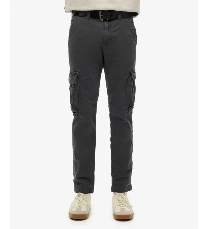Superdry para hombre. M7011132A Pantalón Cargo Core negro (29/32), Casual, Algodón