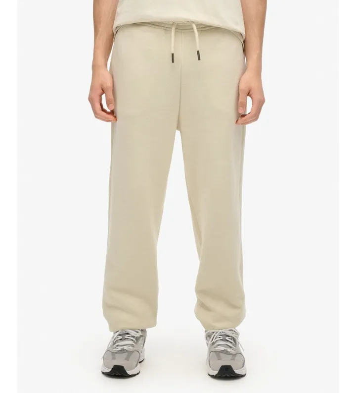 Superdry para hombre. M7011421A Pantalón Jogger Blank Oversized beige (L), Casual, Algodón
