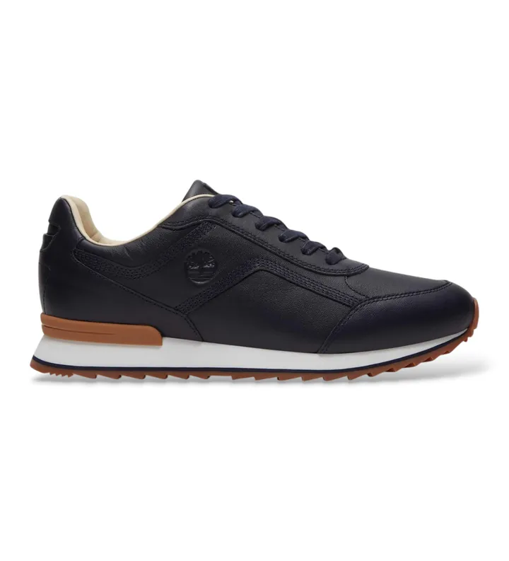 Timberland para hombre. TB0A2MP3EP11 Zapatillas de Piel Scout Heights marino (40), Plano, Cordones, Casual