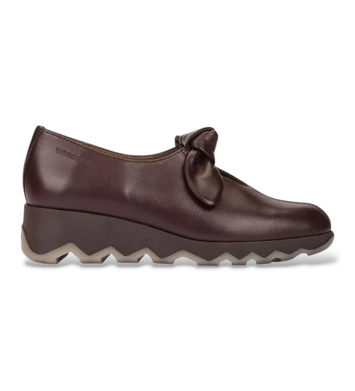 Wonders para mujer. C-7611 Zapatos de Piel Tone marrón (36), 3 a 5cm, Ninguno, Casual