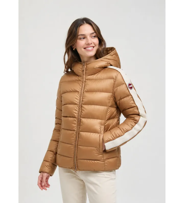 Colmar para mujer. 22000022-3JQ Chaqueta Plumífero Heritage marrón (40), Casual, Poliamida