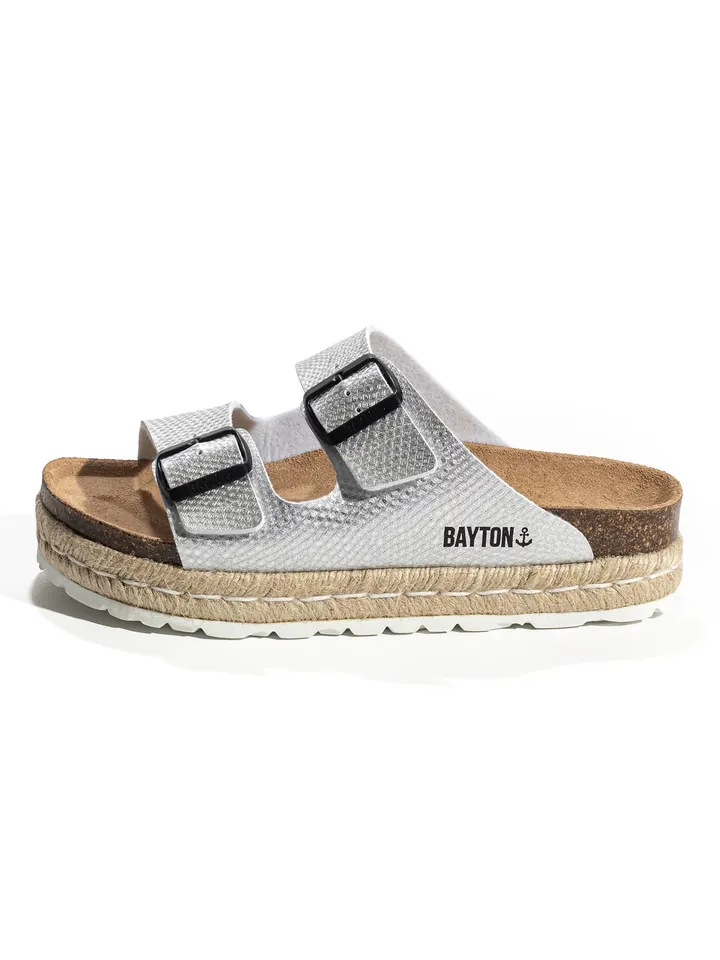 Bayton Zapatos abiertos 'Olympe' plata