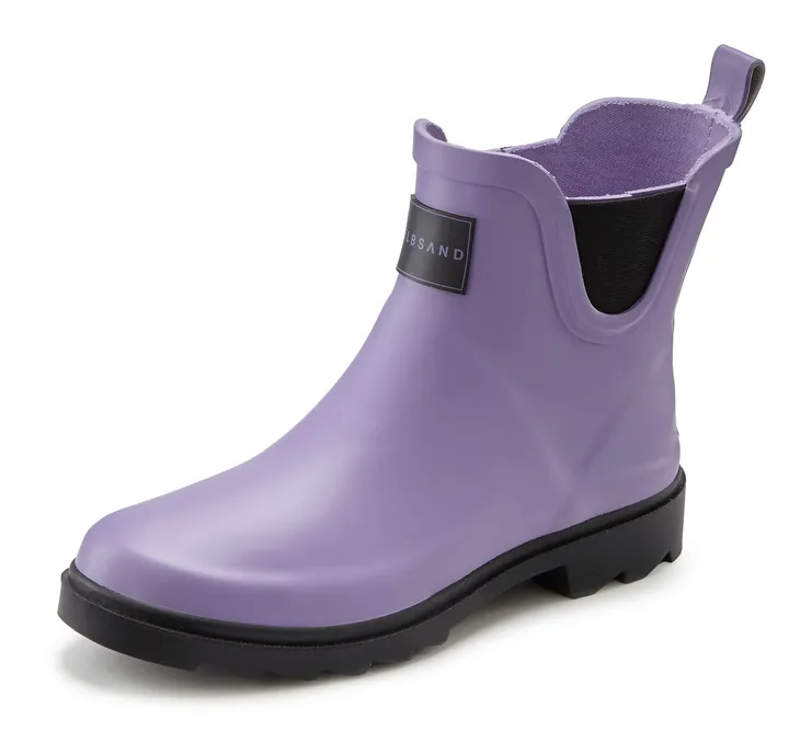 Elbsand Botas de lluvia lila / negro